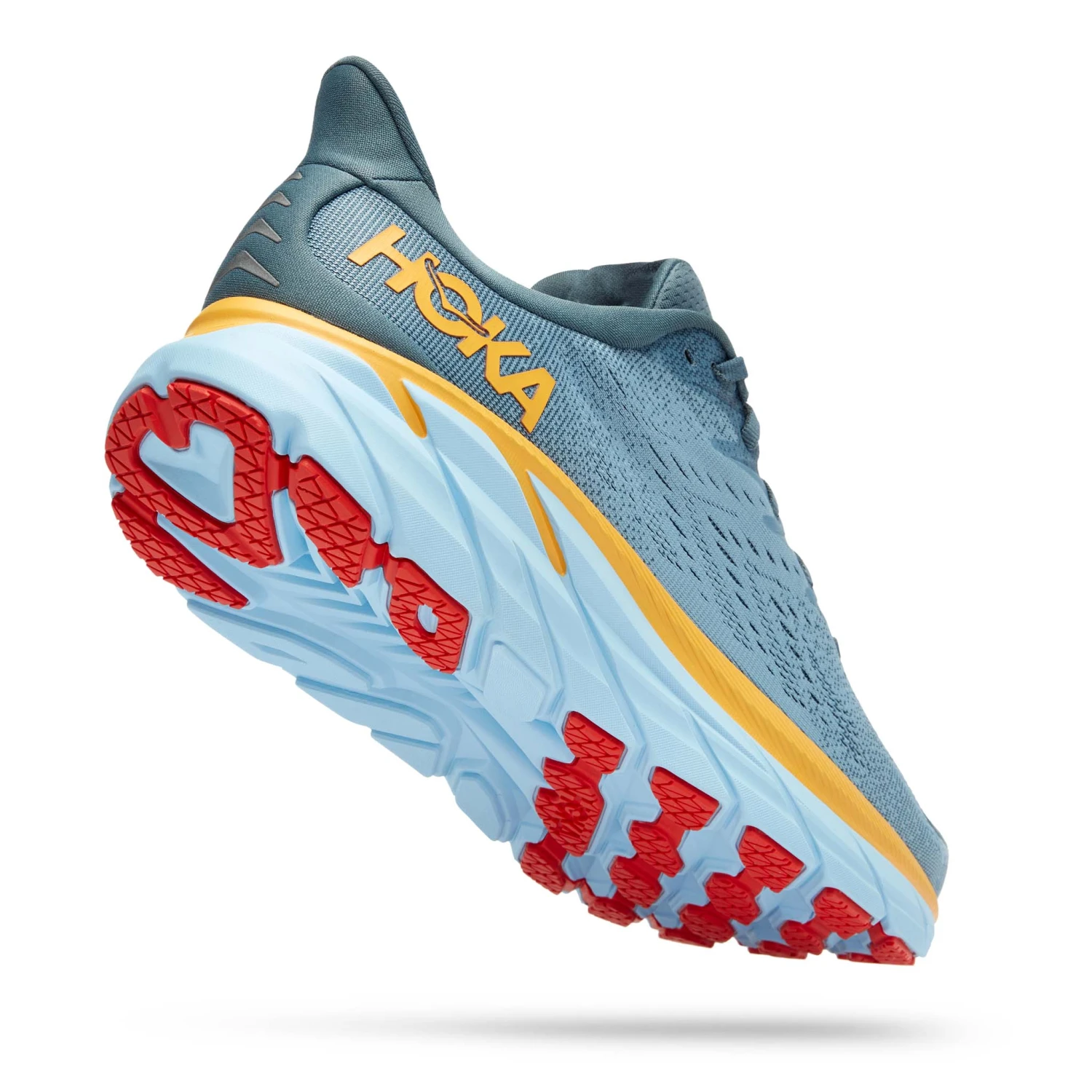 Hoka One One Hoka | Men's Clifton 8 Wide Running Shoes - Goblin Blue - Image 3