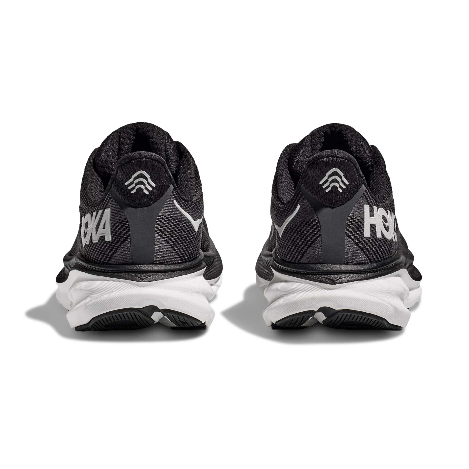 Hoka One One Hoka | Men's Clifton 9 Wide Running Shoes - Black - Image 4