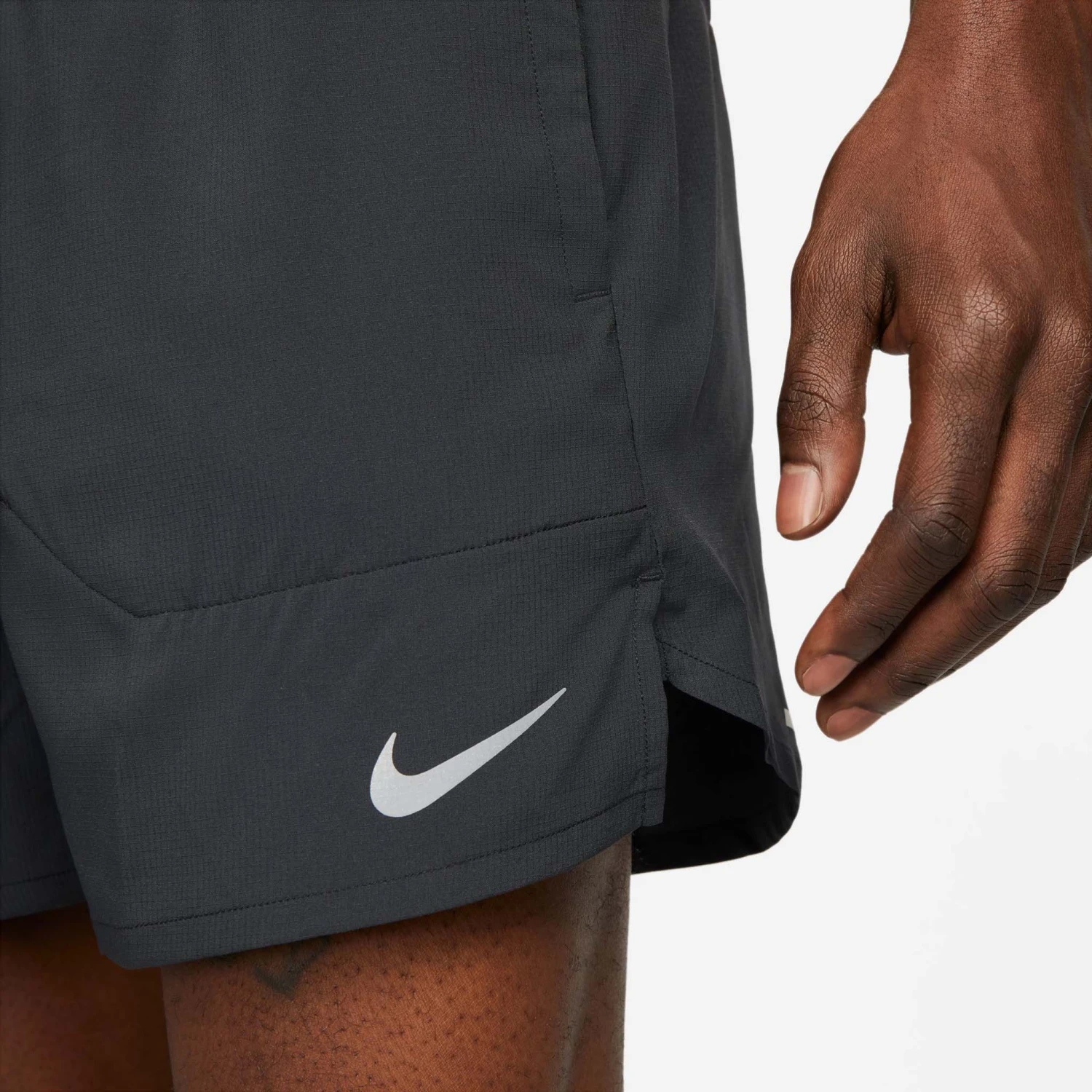 Nike | Men's Dri-FIT Stride 5" Brief-Lined Running Shorts - Black - Image 4