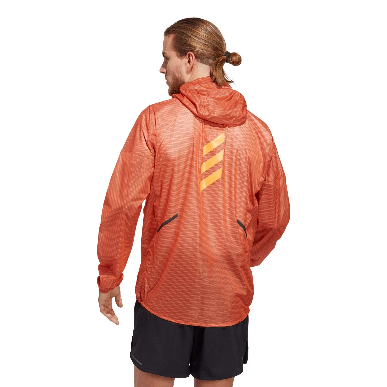 Adidas | Men's Terrex Agravic 2.5L Rain.RDY Jacket - Semi Impact Orange - Image 2