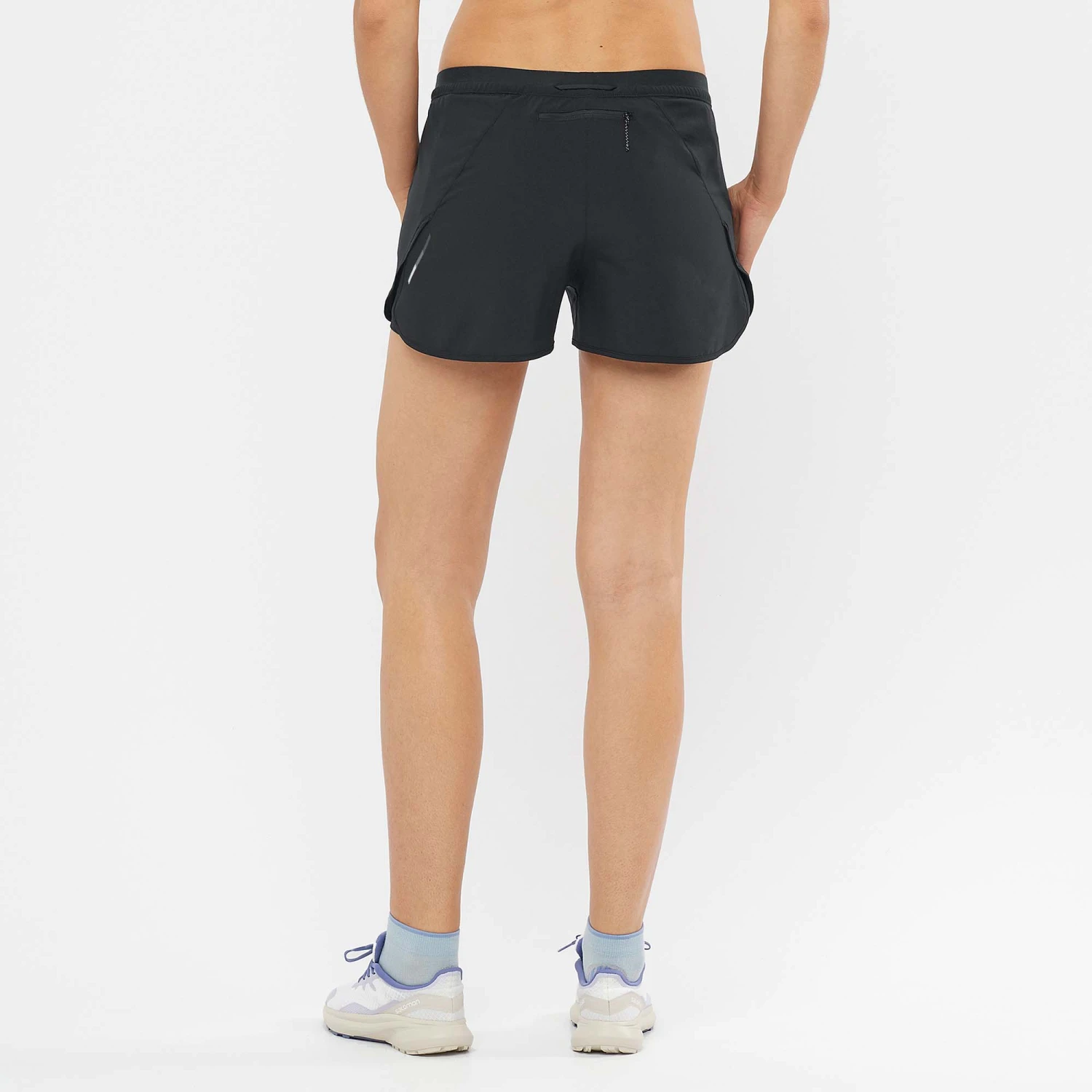 Salomon | Women's Cross 2in1 Shorts - Deep Black - Image 2