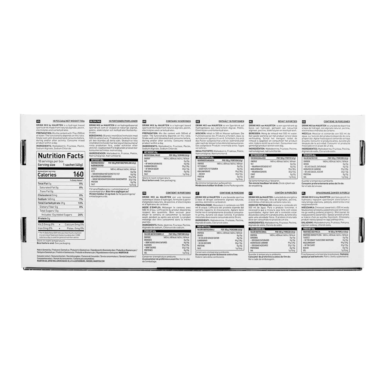 Maurten | Drink Mix 160 Box - 18 Servings - Image 4