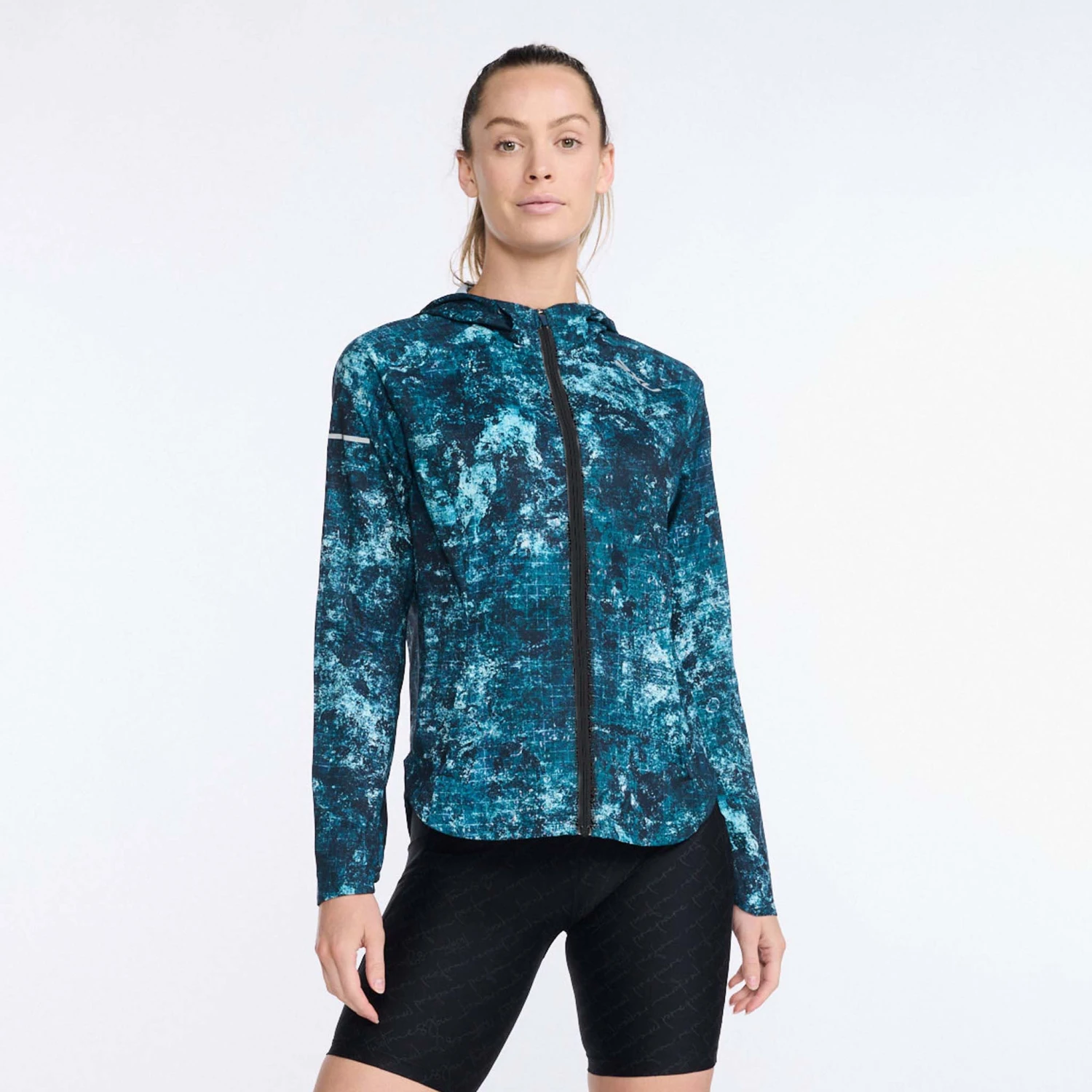 2XU | Women's Aero Jacket - Trailscape Blue